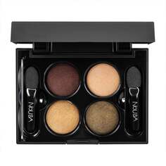 Палетка из 4 теней для век 628 Nouba, Quattro Eyeshadow Palette, коричневый