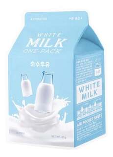 Увлажняющая тканевая маска White Milk, 20 г A&apos;pieu, Milk One-pack, A’pieu A'pieu