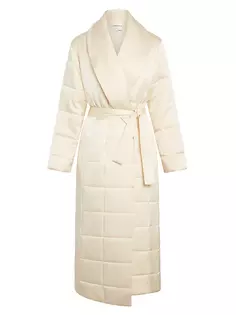Августовское шелковое пальто Careste, цвет anise
