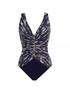 Сплошной купальник Bronze Reign Charmer Miraclesuit Swim, черный