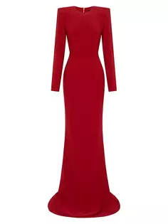 Платье Forte с объемными плечами Zhivago, красный