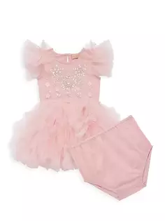 Зимнее солнцезащитное платье-пачка Bebe для маленьких девочек Tutu Du Monde, цвет hazel pink
