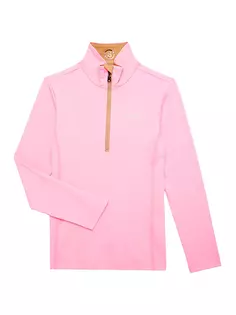 Куртка Ida с молнией до половины для маленьких девочек и девочек Bogner, розовый