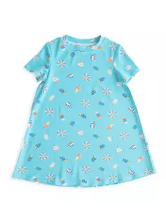 Платье для отдыха «Летние сладости» для маленьких девочек и девочек Lovey&amp;Grink, синий Lovey&Grink