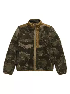 Флисовая куртка с камуфляжным принтом G-Star G-Star Raw, цвет turf woodland camo