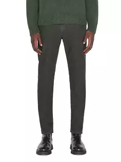 Узкие вельветовые брюки L&apos;Homme Frame, серый