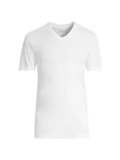 футболка с V-образным вырезом Polo Ralph Lauren, белый