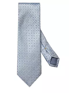 Шелковый галстук с пейсли Eton, синий