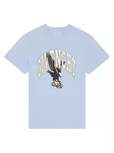 Хлопковая футболка приталенного кроя Givenchy, синий