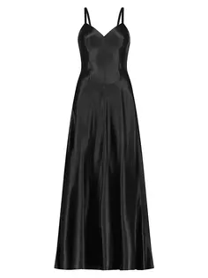 Свободное платье Marina Moscone, черный