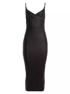 Джинсовое платье Norrie с покрытием Ser.O.Ya, цвет coated black