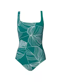 Цельный купальник Natural Essence с квадратным вырезом Gottex Swimwear, белый