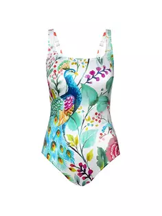 Сплошной купальник Mayurkia Sqaureneck Gottex Swimwear, мультиколор