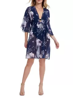 Блузка-накидка Dolce Vita Gottex Swimwear, темно-синий