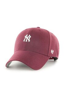 Кепка 47Brand MLB New York Yankees 47brand, бордовый