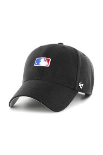 Хлопковая бейсболка 47 брендов MLB Batter Man 47brand, черный