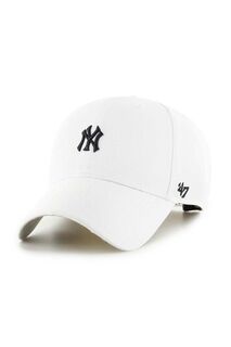 Бейсболка MLB New York Yankees из смесовой шерсти 47brand, белый