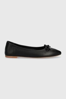 Кожаные балетки Anastasija Charles Footwear, черный