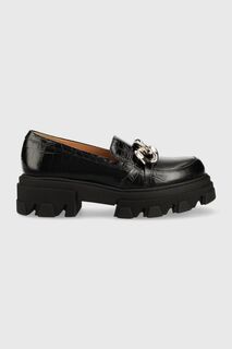 Кожаные мокасины Mey Charles Footwear, черный