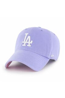Брендовая кепка Los Angeles Dodgers 47 47brand, фиолетовый