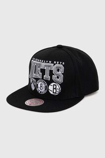 Бейсбольная кепка Mitchell &amp; Ness BROOKLYN NETS Mitchell&amp;Ness, черный Mitchell&Ness