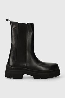 Кожаные ботинки челси ESSENTIAL LEATHER CHELSEA BOOT Tommy Hilfiger, черный