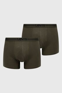 Боксеры (2 пары) Levi&apos;s, зеленый Levis