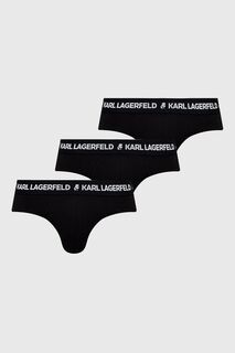 Трусы (3 шт.) 211M2103 Karl Lagerfeld, черный