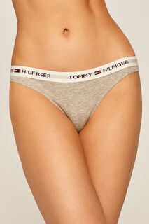 Хлопковые трусики бикини Iconic Tommy Hilfiger, серый