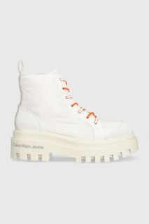 Джинсы Calvin Klein Worker TOTHY COMBAT BOOT SOFTNY Calvin Klein Jeans, белый