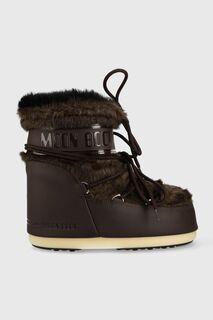 Зимние ботинки из искусственного меха Icon Low Moon Boot, коричневый