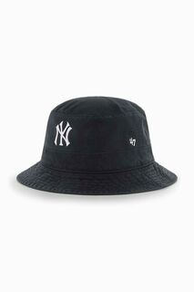 Хлопковая шапка бренда 47 New York Yankees 47brand, черный