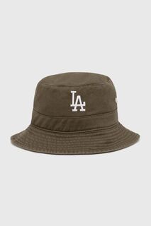 Хлопковая кепка MLB Los Angeles Dodgers 47brand, зеленый