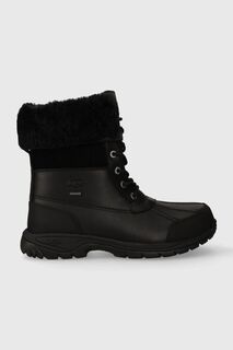 Кожаные зимние ботинки UGG Butte Ugg, черный