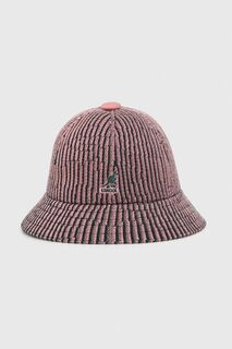 Шапка Кангол из смесовой шерсти Kangol, розовый