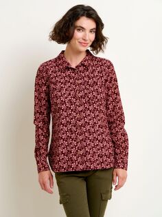 Вельветовая рубашка Чертополох Brakeburn, ягодный/мульти