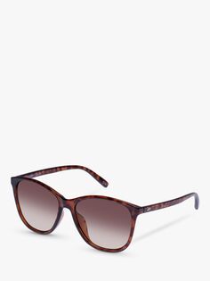 Женские солнцезащитные очки кошачий глаз Entitlement Le Specs, черепаховый/коричневый градиент