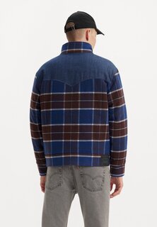 Куртка Levi&apos;s WEBSTER WESTERN PUFFER, цвет crandle plaid allspice Levis