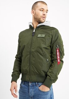 Ветровка Alpha Industries MA-1 TT HOOD, темно-зеленый