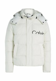 Зимняя куртка Calvin Klein Jeans ESSENTIALS LOGO JACKET, слоновая кость