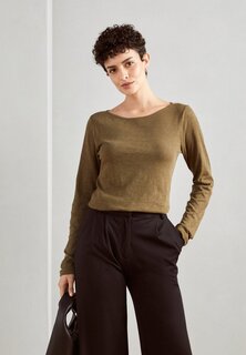 Топ с длинными рукавами Marc O&apos;Polo LONG SLEEVE BOAT NECK, цвет forest floor