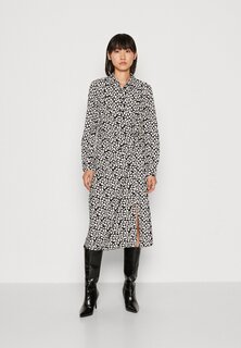 Классическая рубашка Vero Moda VMEVA OYA CALF SHIRT DRESS, черный