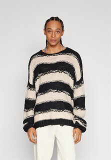 Свитшот BDG Urban Outfitters GRUNGE STRIPE UNISEX, белый