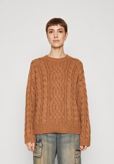 Свитшот Cotton On HERITAGE CABLE OVERSIZED, цвет pinecone