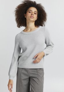 Свитшот ICHI ИХНОЭЛЬ LS, цвет light grey melange