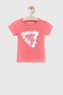Детская футболка Guess, розовый