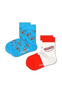 Детские носки Happy Socks, 2 шт., мультиколор