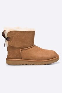 UGG - Детские ботильоны Mini Bailey Bow II, бежевый