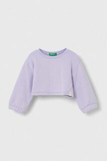 Детская толстовка United Colors of Benetton, фиолетовый