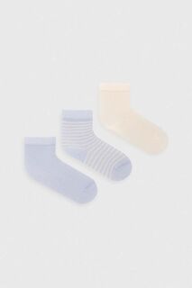 Детские носки United Colors of Benetton, 3 пары, синий
